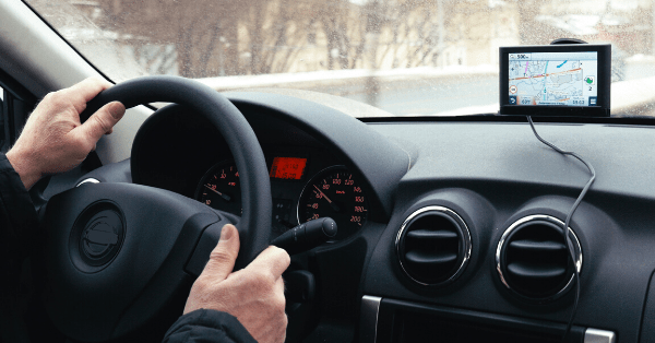 dashboard gps in car