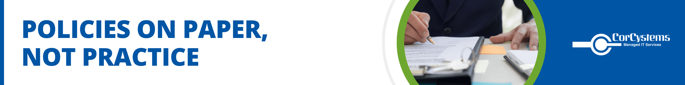 Document IT Compliance Policies