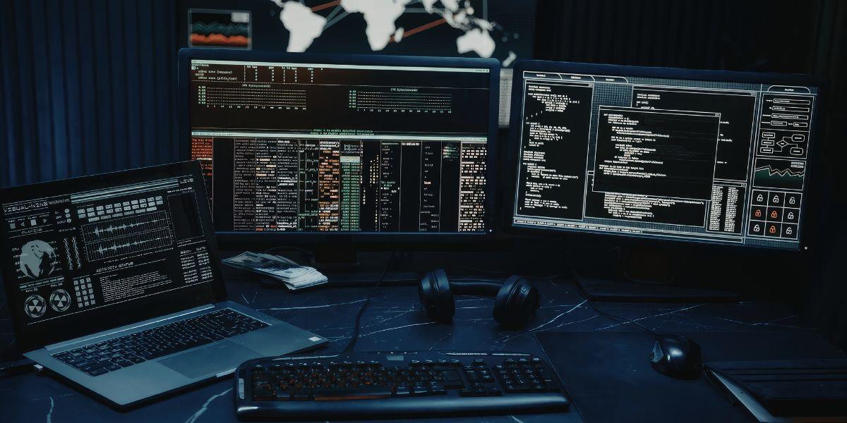 Cybersecurity monitoring environment with connected operational systems and layered security dashboards